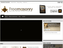 Tablet Screenshot of freemasonry-cg.com